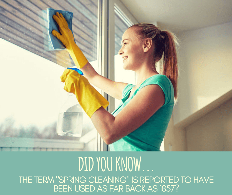 Spring cleaning starts early!